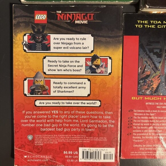 Lot of 6 Lego Books Ninjago Bionicle Ghost Ninja Nexo Knights NO TOYS JUST BOOKS - Picture 12 of 14
